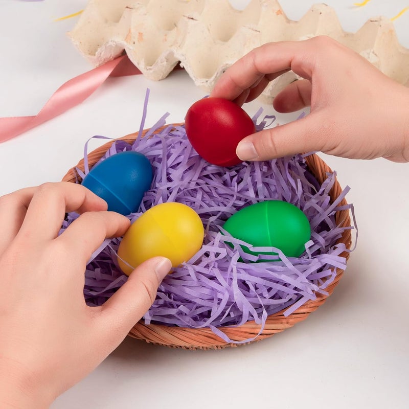 Kiddokids Colorful Easter Basket Grass, Crinkle Cut Paper Shred Gift Filler for Gift Weddings, Boxes Bags, Easter Hunt Basket Filling, Grass Stuffer, Party Decoration 225g (8oz) - Image 5